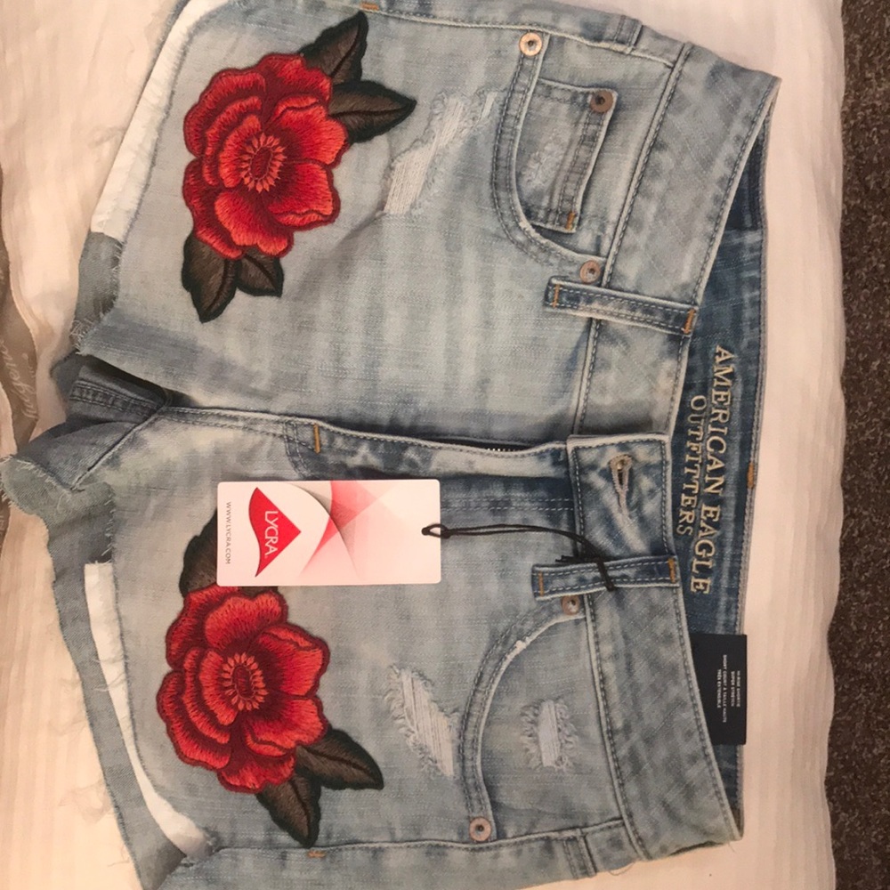 American eagle outfitters hi rise shorties